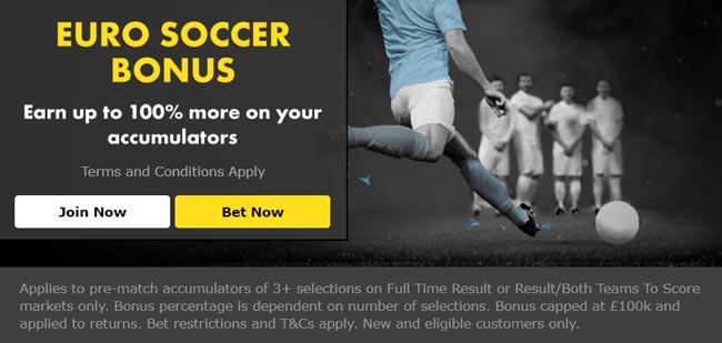 Bet365 Euro Soccer Bonus