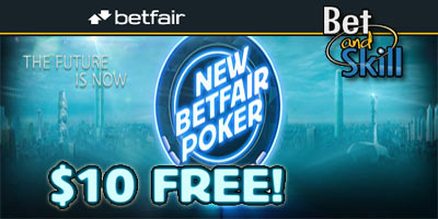 New Betfair Poker: $10 Free No Deposit Bonus!