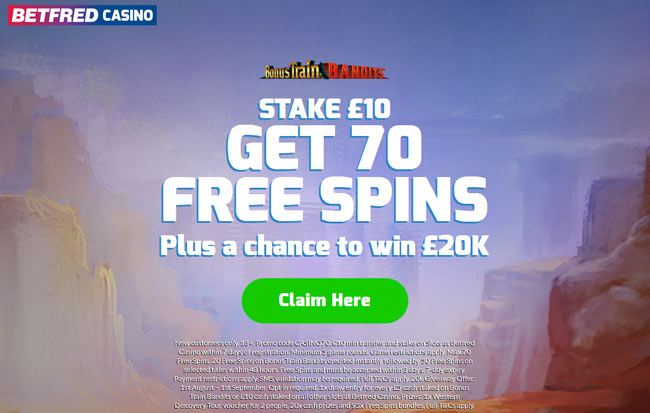 Betfred Casino Bonus Code