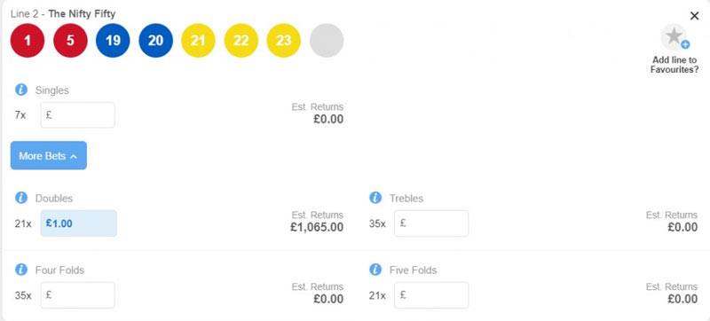 Nifty Fifty Bet