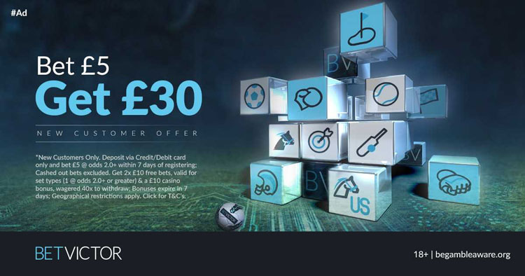 BetVictor casino bonus