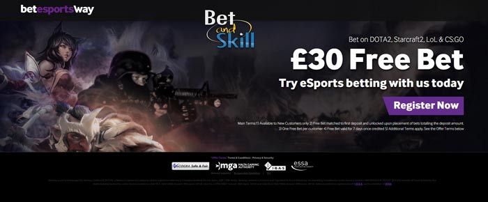 Betway eSports Betting Bonus