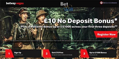 Betway Vegas 50 no deposit casino bonus