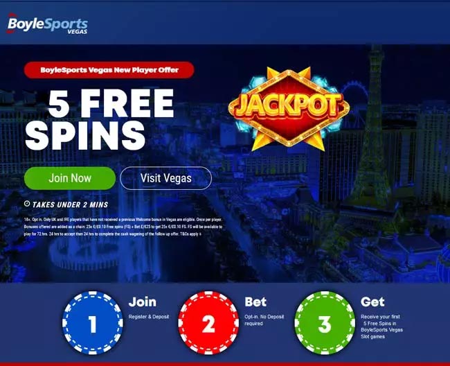 boylesports casino no deposit free spins