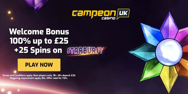 campeon uk casino bonus