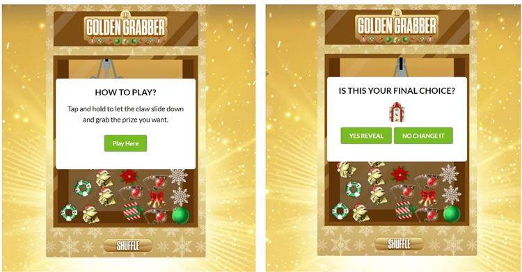 coral golden rewards grabber