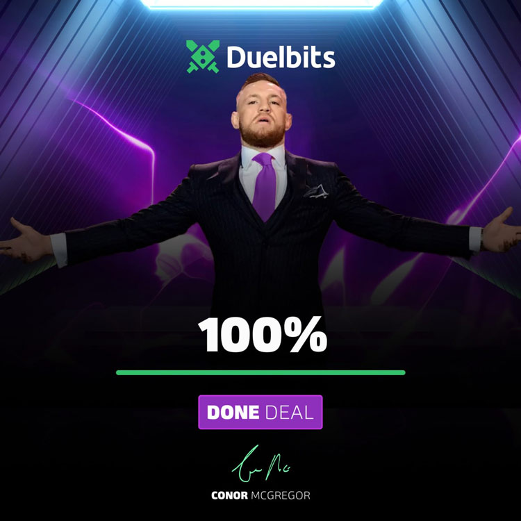 Duelbits signs Conor McGregor