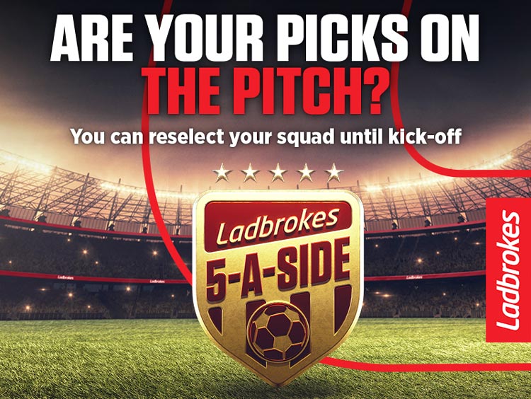 ladbrokes 5-a-side re-select players