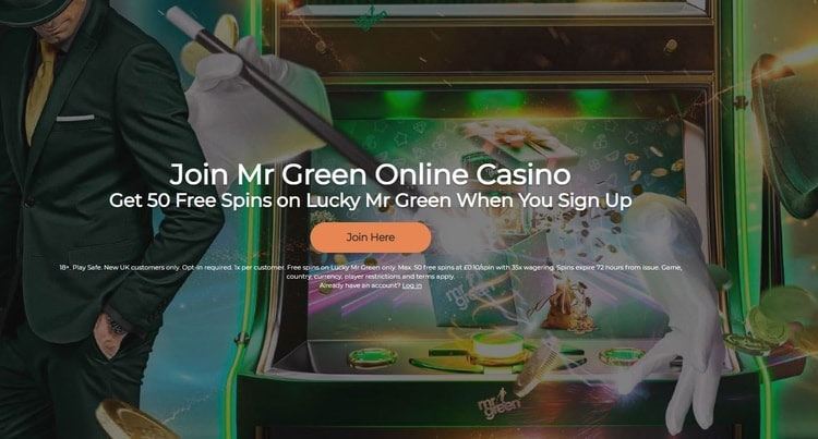 Mr Green free spins