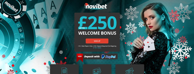 Novibet Casino Welcome Bonus