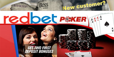 Redbet Poker review: 2 networks, 2 bonuses