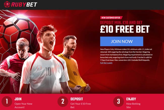 ruby bet betting bonus