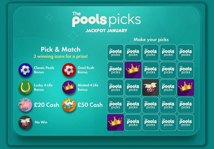 The Pools Picks reveal symbols