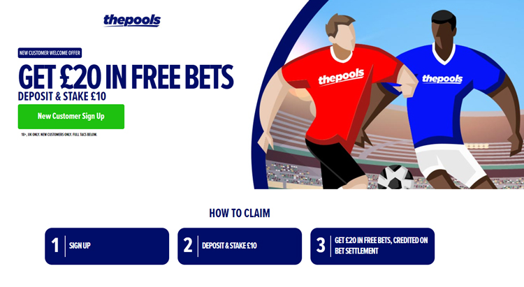 thepools free bet