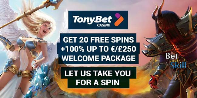 TonyBet Casino No Deposit Free Spins