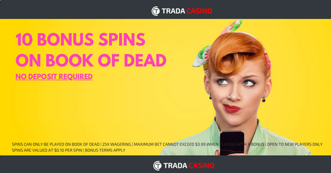 tradacasino no deposit free spins