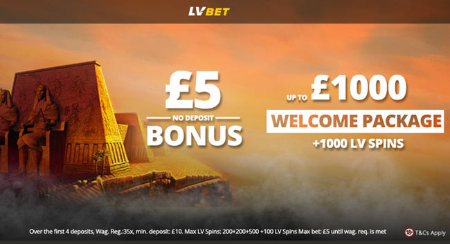 LVbet Casino Free Casino Bonus